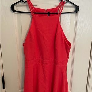 Coral Midi Dress